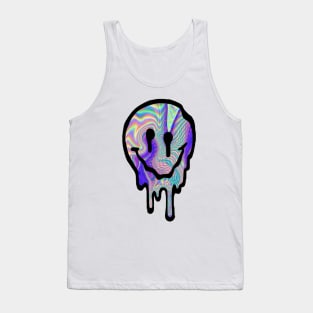 Trippy Drippy Smiley Face Tank Top